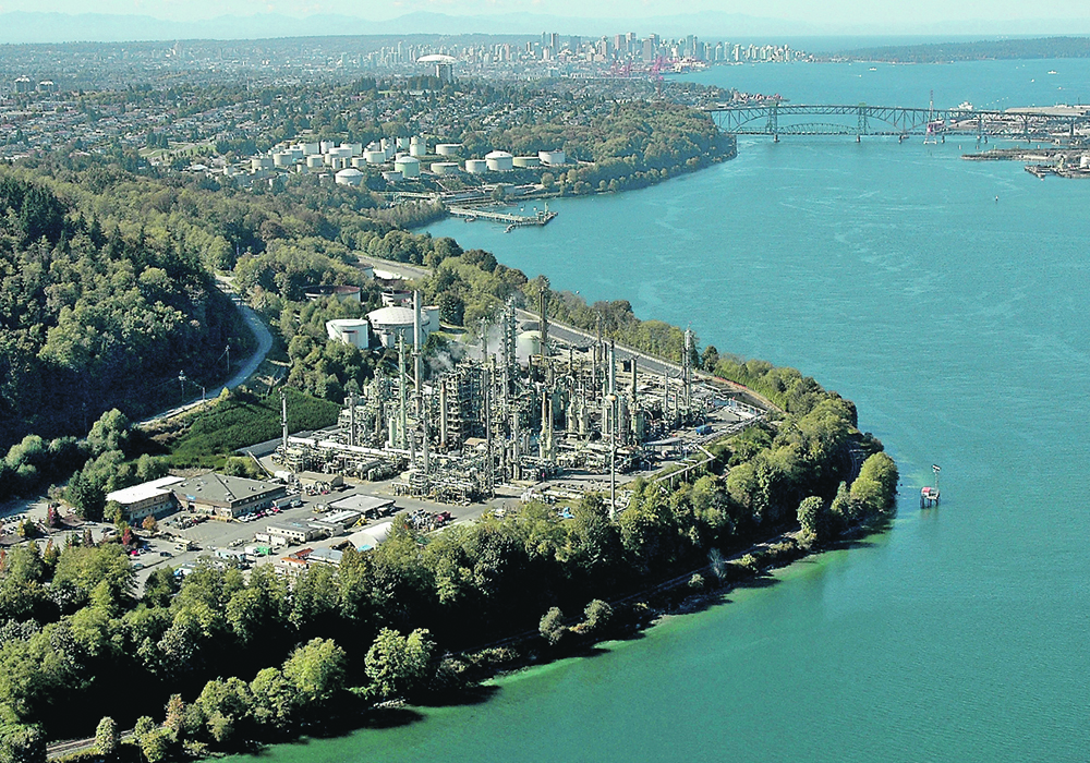 Parkland Corporation, a Calgary-based energy company, has received a commitment from the British Columbia government to cover over 40 percent of the cost of its proposed $600 million renewable fuels investment at its Burnaby Refinery. | Submitted photo