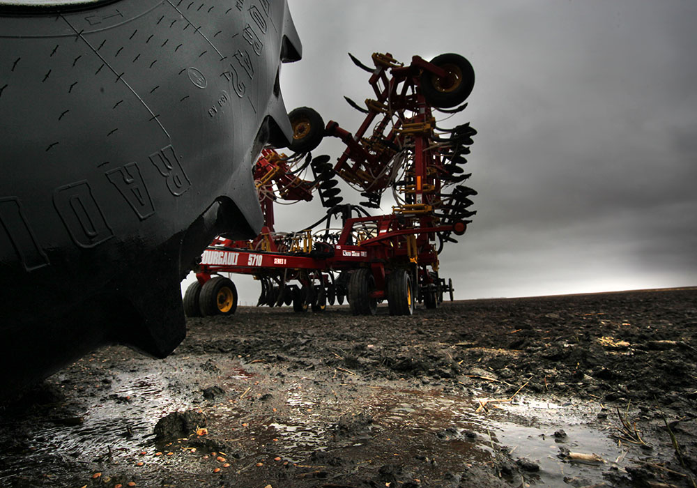 Tough weather conditions in southeastern and northeastern areas including heavy snowfall, cool temperatures and excessive rain this spring have kept some producers from getting their crops in the ground in a timely way.  |  Mike Raine photo