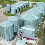With cereals more than $10 a bushel and canola more than $20 a bushel, bankers are beginning to see the value in extra bin capacity, even though there’s often a lot of air space in the tops of those bins. They may never be full up, but extra space gives the grower the opportunity to turn grain and blend grain. | Wall Grain photos