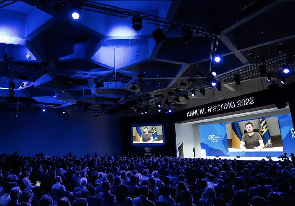 "'There is a real angst about globalization this year,’ said Jason Furman, an economist at Harvard University and former Obama adviser. ‘I mean, there’s always angst about globalization, but the big question this year is: How do you get out of any of this stuff?’” | Screencap via weforum.org