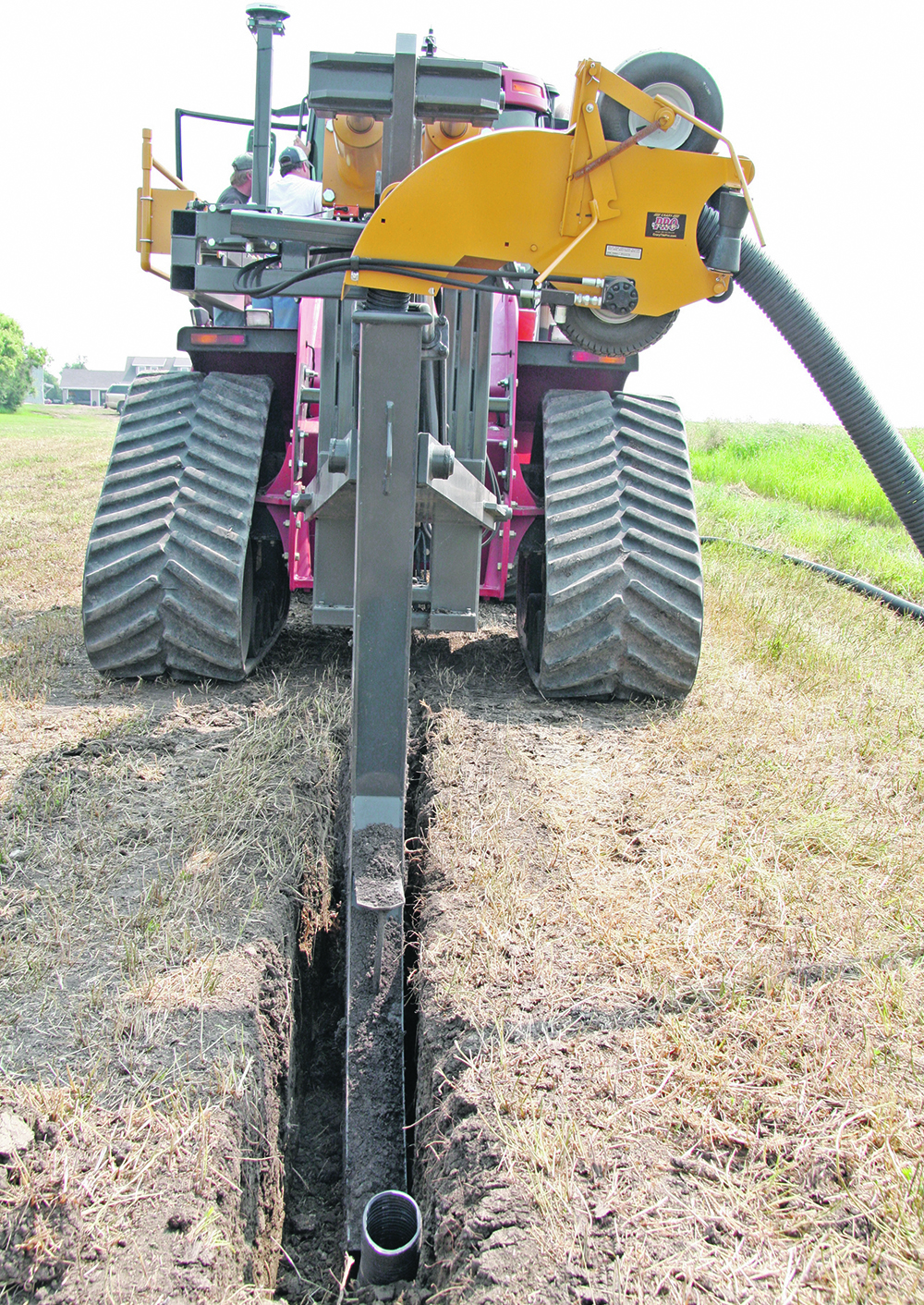 Fifteen years ago, almost all drainage tile in Manitoba was installed on potato land. Recently, more corn and canola growers are installing the system.  |  File photo