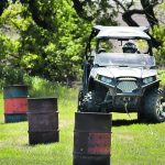 Brian Patterson demonstrated the safe driving of a Polaris side-by-side at an SATVA event north of Regina earlier this month. | Braedyn Wozniak photo