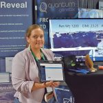 Kirsty McCormack displays the tools required to use her company’s Q-reveal service. | Braedyn Wozniak photo