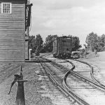 The town’s railway pump house served as enticing landmark on the walk into town for this youngster. | Supplied photo