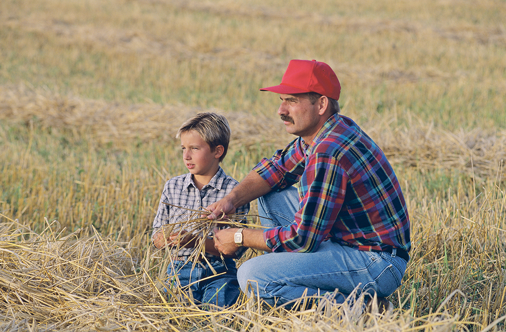 Children probably start forming behaviours about farm business management early by observing the actual management of the business. | GETTY IMAGES