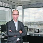 The view of farmland from Michael Hoffort’s office at Farm Credit Canada in Regina was a constant reminder of the crown corporation’s main focus. | Karen Briere photo