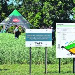 The NutriScan is a handheld near infrared scanner that measures all the macro and micro-nutrients and soil characteristic in the soil in under five minutes. The tool was used to scan the company’s plots at the Ag in Motion farm show last week. | Braedyn Wozniak photo