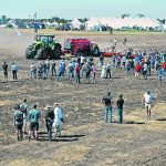 Large crowds came out for the tillage equipment demonstrations at last week’s AIM farm show near Langham, Sask. | William DeKay photo