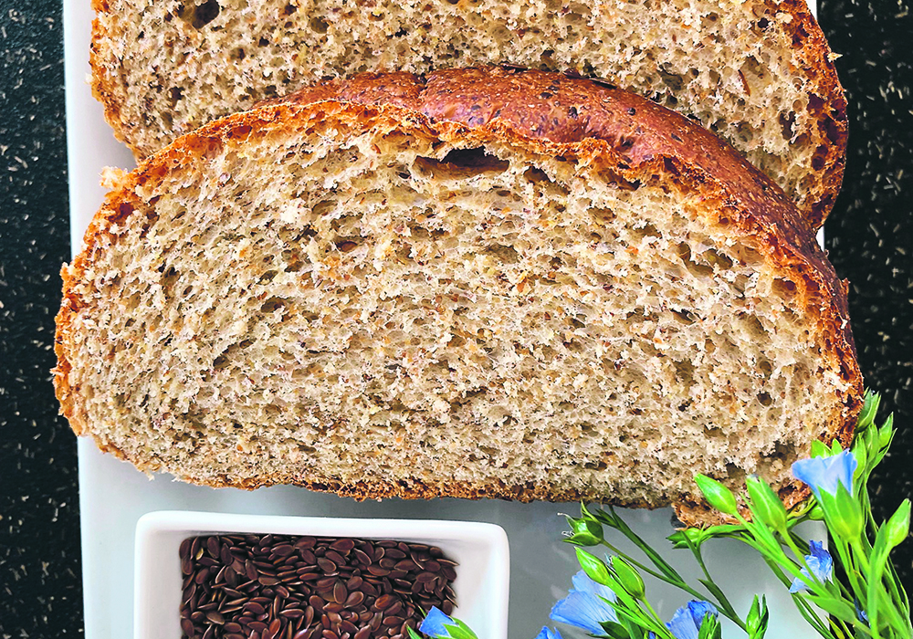 Flax bread makes the most amazing sandwiches, or they can simply be eaten as toast with preserves.  |  Jodie Mirosovsky photo