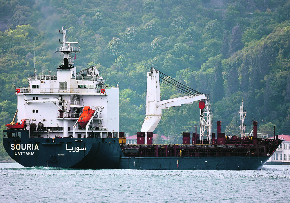 Insurers have shown interest in underwriting ships passing through the Black Sea grain corridor, provided there are arrangements for international navy escorts and a clear strategy to deal with sea mines.  |  Reuters/ Yoruk Isik photo