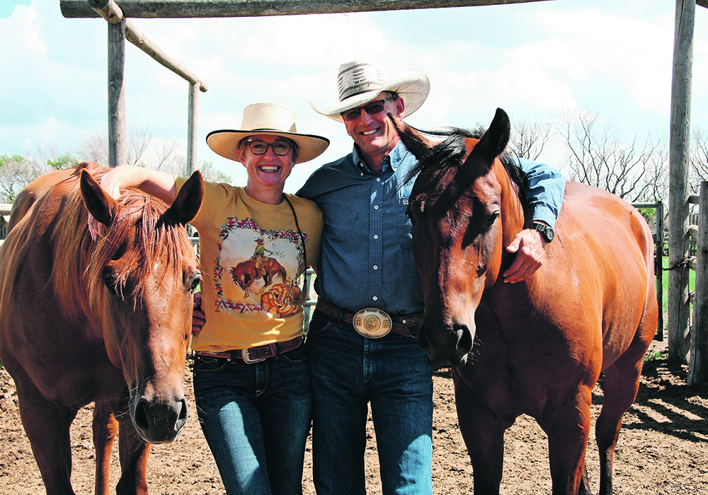 Patti and Gerald Anhorn are the 2022 Saskatchewan winners of the TESA award.  |  Karen Briere photo