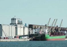 This latest round of investment in the rail line may help reopen the Port of Churchill and resume its grain shipments. |  File photo