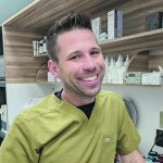 Dr. Cody Creelman, who operates an independent, mixed-animal practice in Airdrie, Alta., says it took a month for corporate consolidators to take notice of his new clinic when it opened in April 2021. Approximately half his staff have come from corporate clinics. | Tara Klager photo