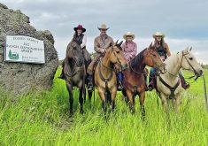 This year’s Environmental Stewardship Award winners are Erika, Doug, Jade and Reine Fossen from Bar 7 Ranch in the British Columbia Interior.  |  Photo submitted by Doug Fossen