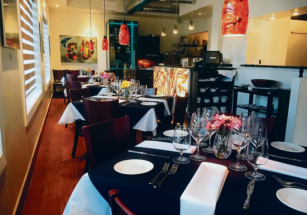 The intimate Italian-influenced restaurant is located at the heart of one of Saskatchewan’s recreational jewels.  |  Adele Buettner photo