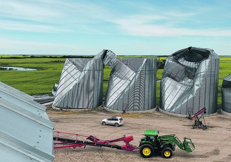 A windproof grain bin The Western Producer