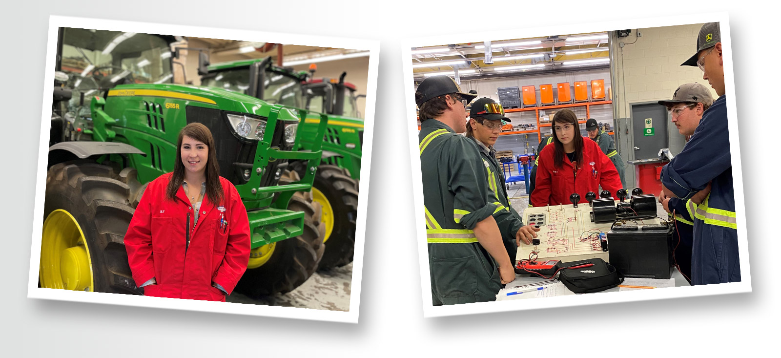 Emily Messner is an Agricultural Equipment
Technician instructor at Sask Polytech.