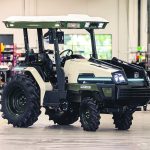Monarch’s MK-V electric, autonomous tractor will start coming off the production line as soon as next year. | Monarch Tractor photo