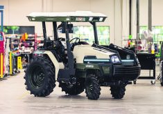Monarch’s MK-V electric, autonomous tractor will start coming off the production line as soon as next year.  |  Monarch Tractor photo