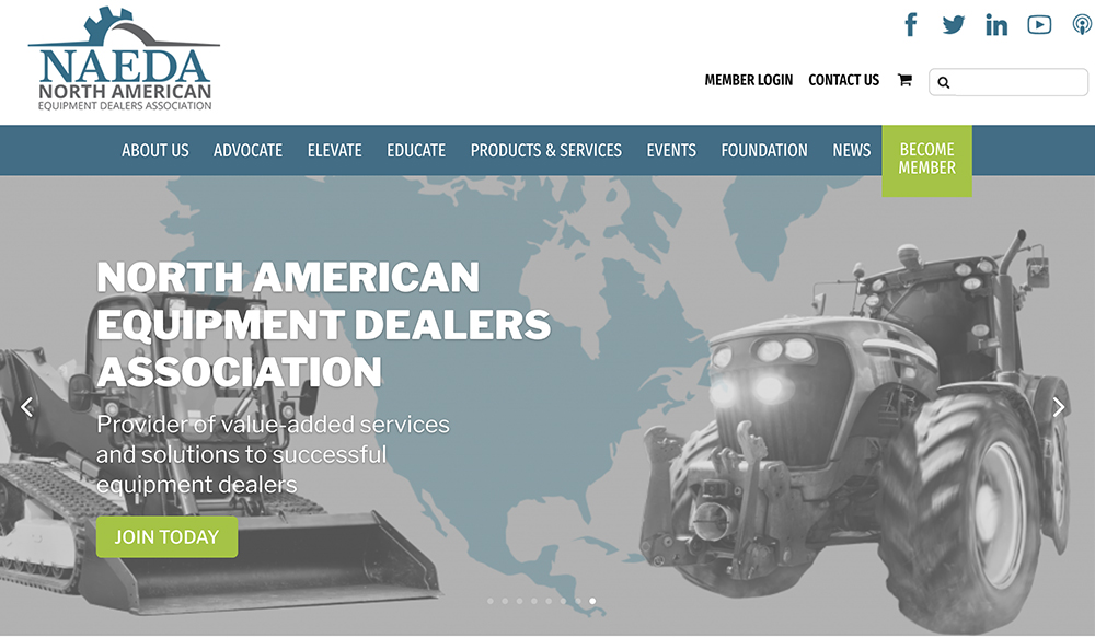 The Dealer of the Year Award recognizes individual dealers for leadership within the industry, dedication toward growing their businesses into successful entities and commitment to their communities. | Screencap via naeda.com
