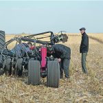 Farmers in Ukraine have worked together to keep equipment operating during harvest, despite lack of parts and technicians. | Ihor Pavliuk photo