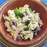 Cooked pasta combines well with most vegetables and salad dressings. Make a quick pasta salad using a precut bagged salad mix and add leftover meat or canned tuna or salmon. | Betty Ann Deobald photo