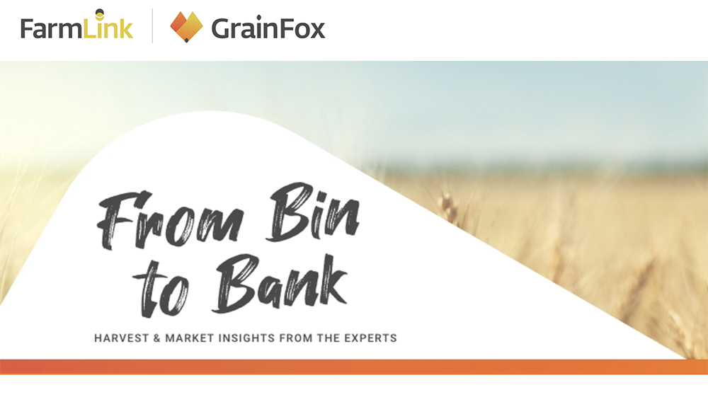 A seemingly endless stream of market-disrupting factors are making today’s grain markets wildly unpredictable, said Jacob Shapiro, the founder and chief strategist of Perch Perspectives, during FarmLink’s From Bin to Bank webinar. | Screencap via farmlinksolutions.ca