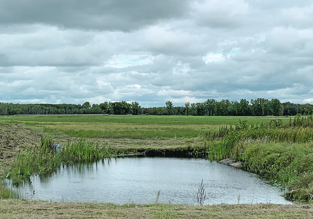 Small water retention projects pay handsome dividends for producers in rural Manitoba.  |  File photo