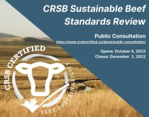 The 60-day comment period is underway and runs until Dec. 2. There are two separate consultations for production and processing. | Screencap via Twitter/@CRSB_beef