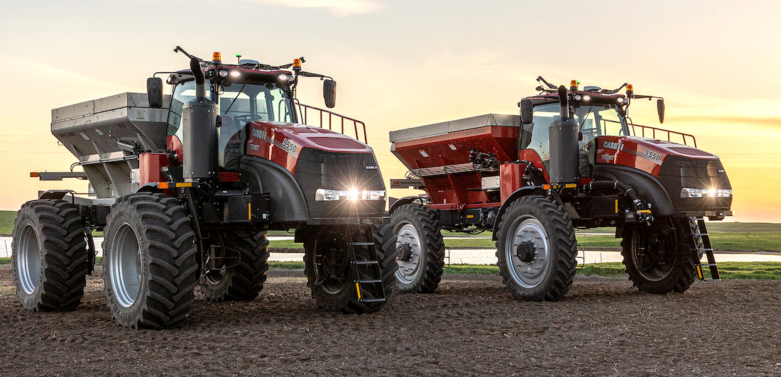 The Case IH Trident™ 5550 applicator with Raven Autonomy™ allows for one or more driverless machines in the field without an operator present in the cab, providing the flexibility of full control in or out of the cab.