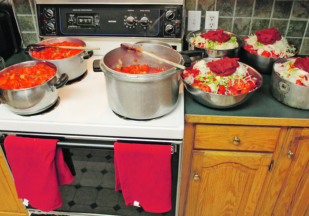 Home gardeners are advised not to be afraid to preserve their bounty for the winter months. Good food handling practices in the kitchen are called key. | Charlene Kaartinen photo