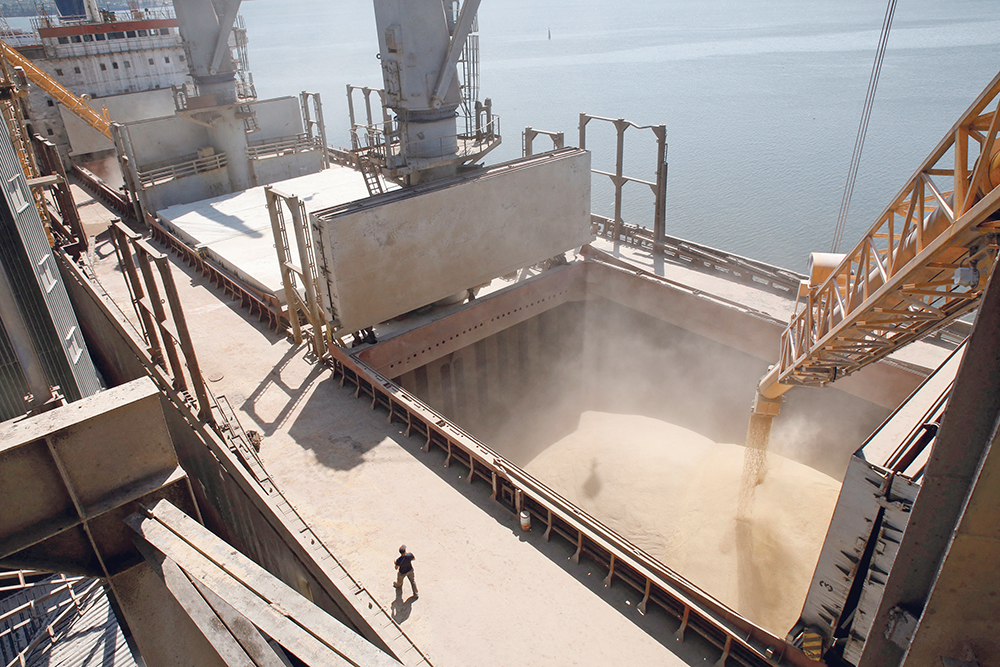 The Chicago Board of Trade (CBOT) most-active wheat contract fell 6 percent to US$8.47-3/4 a bushel by 1100 GMT, paring the two-day rise that followed the announcement of Russia's suspension.  |  Reuters photo