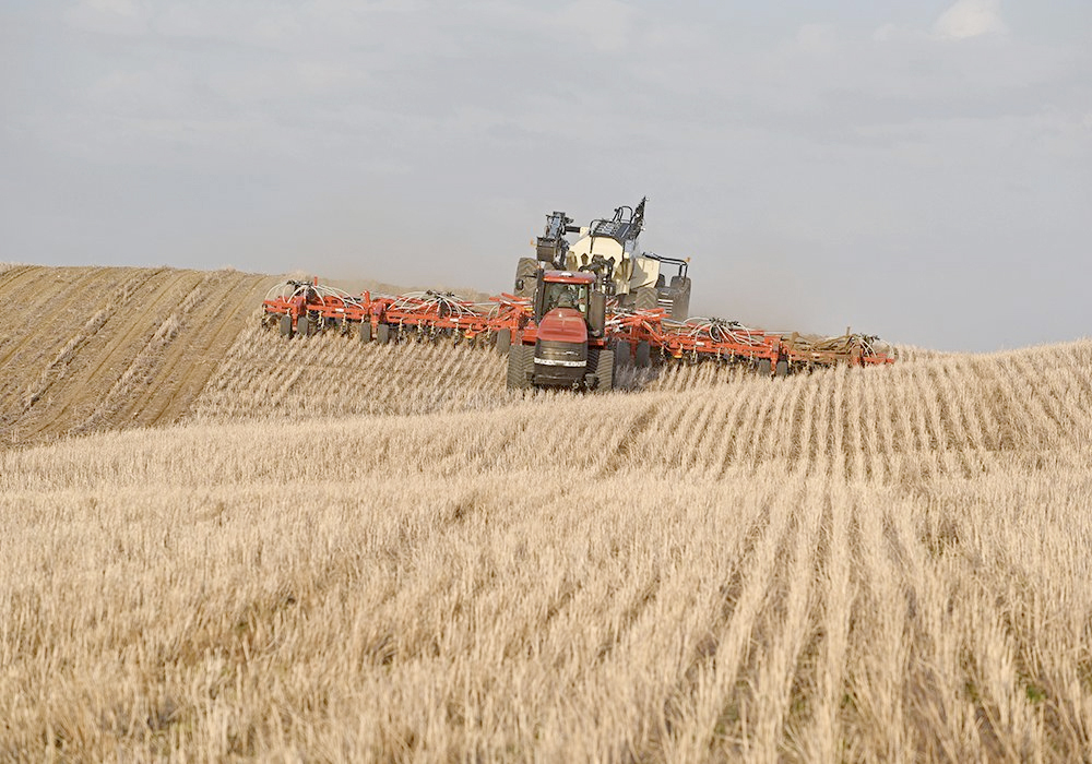 "We produce some of the most sustainable products available on earth," said Saskatchewan Premier Scott Moe. "Let's take agriculture for example. We've incorporated zero-till technology, fixing in the area of about 12 to 13 million tonnes through crop agriculture, zero till and precision farming." | File photo