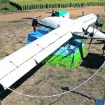 In this column the author argues more funding is needed for research into drone spraying to help provide the Pest Management Regulatory Agency with the data it needs to allow the practice in Canada. In this picture is a Precision AI spray drone that was on display at the Ag In Motion farm show last summer. | Robin Booker photo