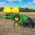John Deere’s lineup of strip-till rigs include two three point-hitch models and three drawn models capable of applying anhydrous and both dry and liquid fertilizer. | John Deere photo