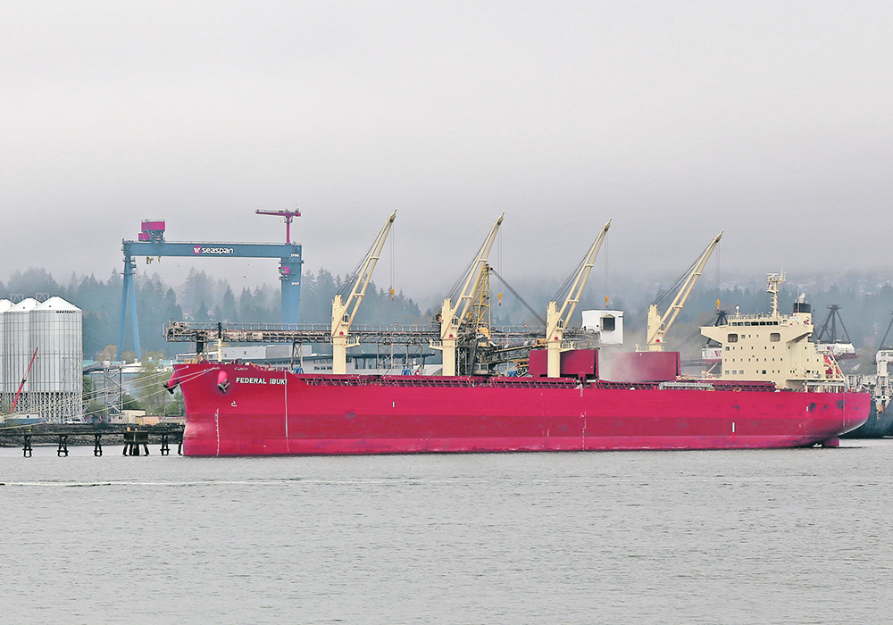 Exports rose 1.3 percent in September and were up 1.7 percent on a volume basis, though prices fell for the fourth consecutive month, StatsCan said. Wheat led the gains, rebounding sharply as this year’s strong harvest began to impact exports. | File photo