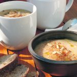 Celeriac and hazelnut soup. | Sarah Galvin photo