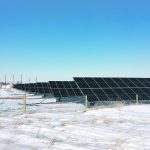 A former well site in Alberta’s Municipal District of Taber has been converted to a solar energy production site as part of RenuWell’s pilot project. | Keith Hirsche photo