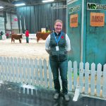 Kalyn Van Horne, event manager with Farmfair International, says the Edmonton show is significant because it “provides the outlet for purebred breeders in this region to exhibit their cattle, and advertise and market their genetics that they’re breeding.” | Doug Ferguson photo