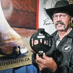Ross Smith of Old Wives, Sask., who has been a professional farrier for more than 35 years, invented and patented the Centre of Balance Indicating Tool (COBIT) to accurately trim horse hoofs and help alleviate lameness issues. | William DeKay photo