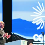 Simon Stiell, the United Nations’ executive secretary of framework convention on climate change, speaks at the closing plenary at the COP27 climate summit in Egypt Nov. 20. | Reuters/Mohamed Abd El Ghany photo
