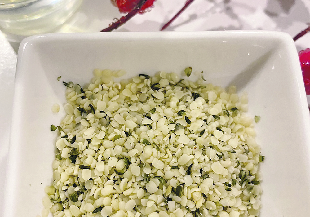 Try a new ingredient such as hemp to give light to your winter menus.  |  Jodie Mirosovsky photo