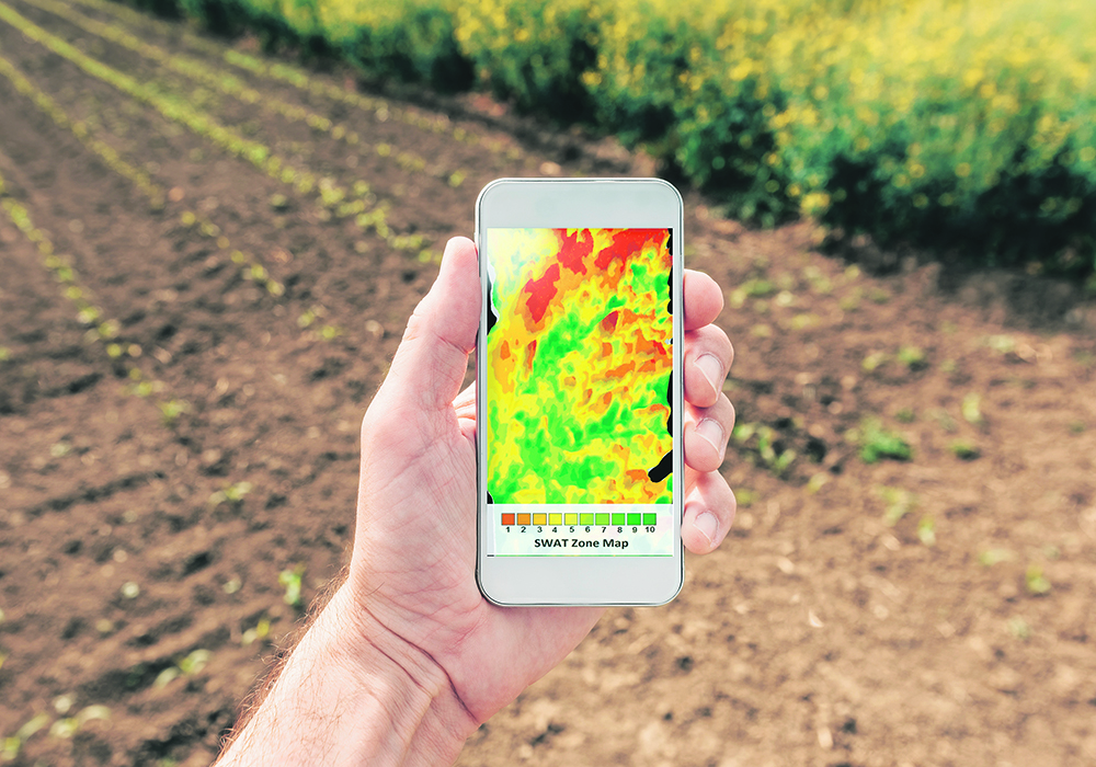 A SWAT map is an inventory of stable soil and water properties that remain constant from year to year, such as organic matter, soil texture, topsoil depth, salts, topography and elevation.  |  File photo