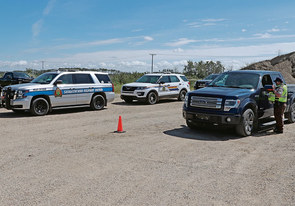 The Saskatchewan government says no program funding is available for community safety officers, but the Saskatchewan Highway Patrol continues to provide training at a minimal cost.  |  Robin Booker photo