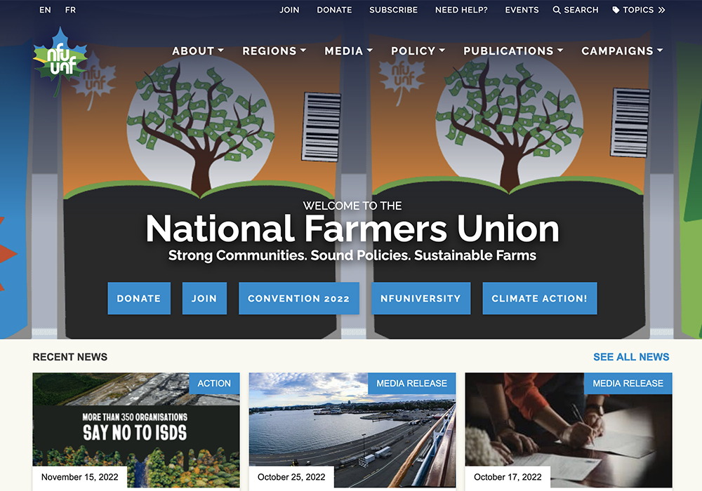 “Everyone is entitled to their opinion, and from time to time the NFU does some good research and raises valid issues. But you hear the NFU quoted much less in agricultural media, and that’s directly related to credibility.” - Kevin Hursh | Screencap via nfu.ca