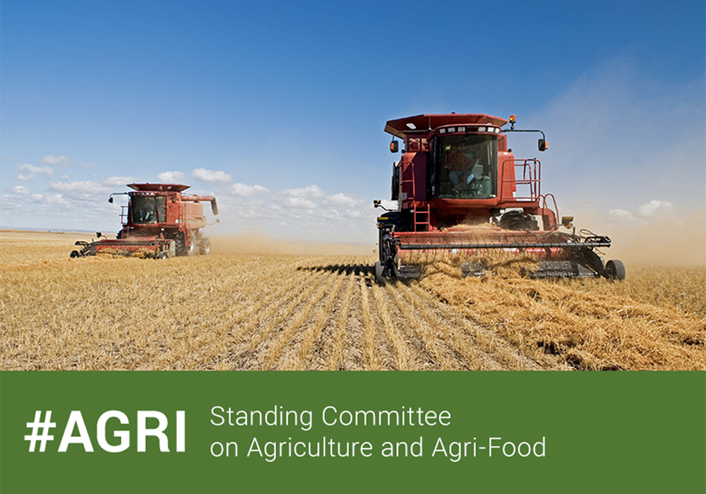 Bill S-227 is a single clause bill asking that the Saturday before the first Monday each August be a day to nationally recognize food and food production. | Screncap via Twitter/@HoCCommittees