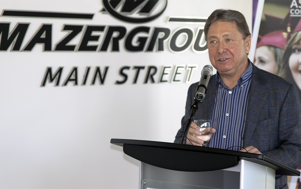 Bob Mazer has been a long-time supporter of trades programming at the college, providing an entrance award each year to students in the agriculture equipment technician and heavy duty technician programs and regularly loaning equipment for hands-on learning opportunities. | Assiniboine Community College photo