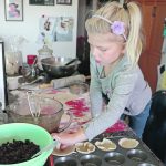Blake Airey started making butter tarts by learning to measure the ingredients, and now at age 10 is able of make them from scratch. | Joan Airey photo