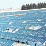 The Canadian Renewable Energy Association says its members take farmers’ expectations into account when installing solar farms, ranging from the types of crops they would like to have co-located with solar arrays to how equipment is deployed. | Alex McCuaig photo