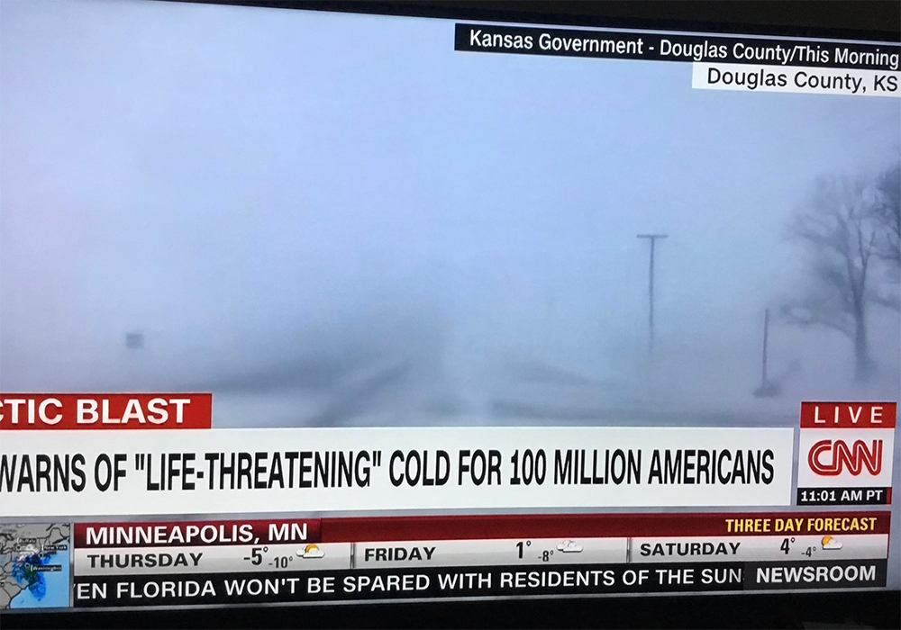 A “devastating” freeze hit Kansas and Texas during the second last week of December. | Screencap via Twitter/@Youtalkingtume